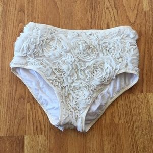 American Apparel 3D Flower Floral Mesh Bottom